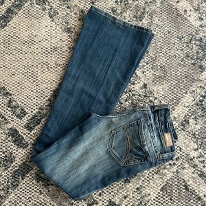 Refuge Denim Jeans 3L Vintage extra long jeans low rise boho hippie 1980’s style